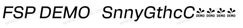 FSP DEMO   SnnyGthcC字体转换